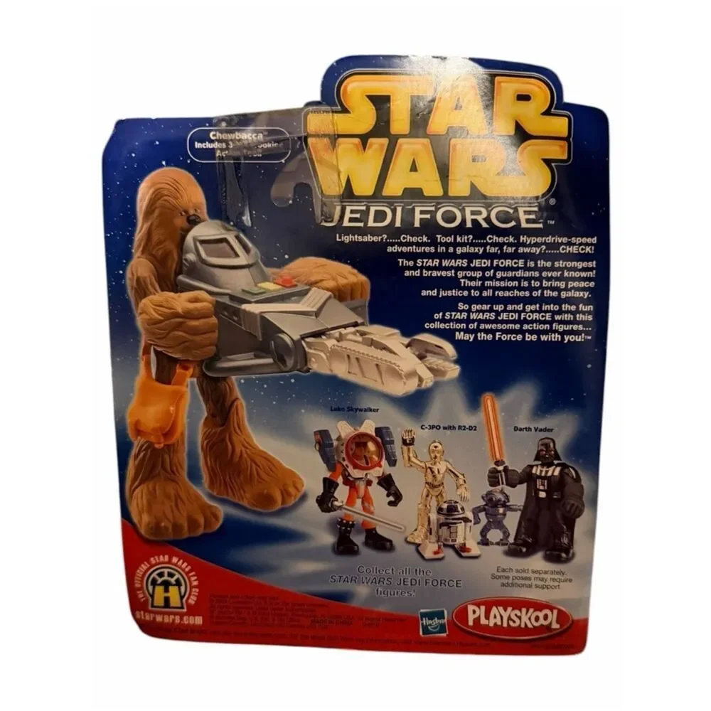 Star Wars Jedi Force Chewbacca & Wookiee Action Tool Playskool Hasbro 2004 NEW